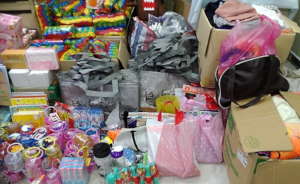 more of donated items