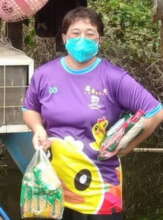 Our volunteer- grateful and ready to help