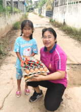 S.  helping to distribute emergency supplies
