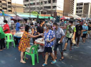 Cooked meals for Cluster at Dindaeng Flats
