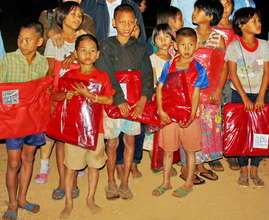 Kids with  Blankets