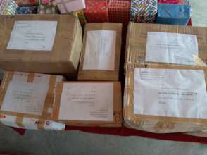 Items sent to the North for distribution