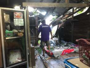 The Extent of the Damage of Collapse Roof