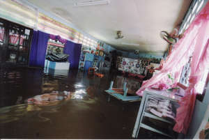 The classrooms in water