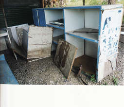 The aftermath of the destructive flood