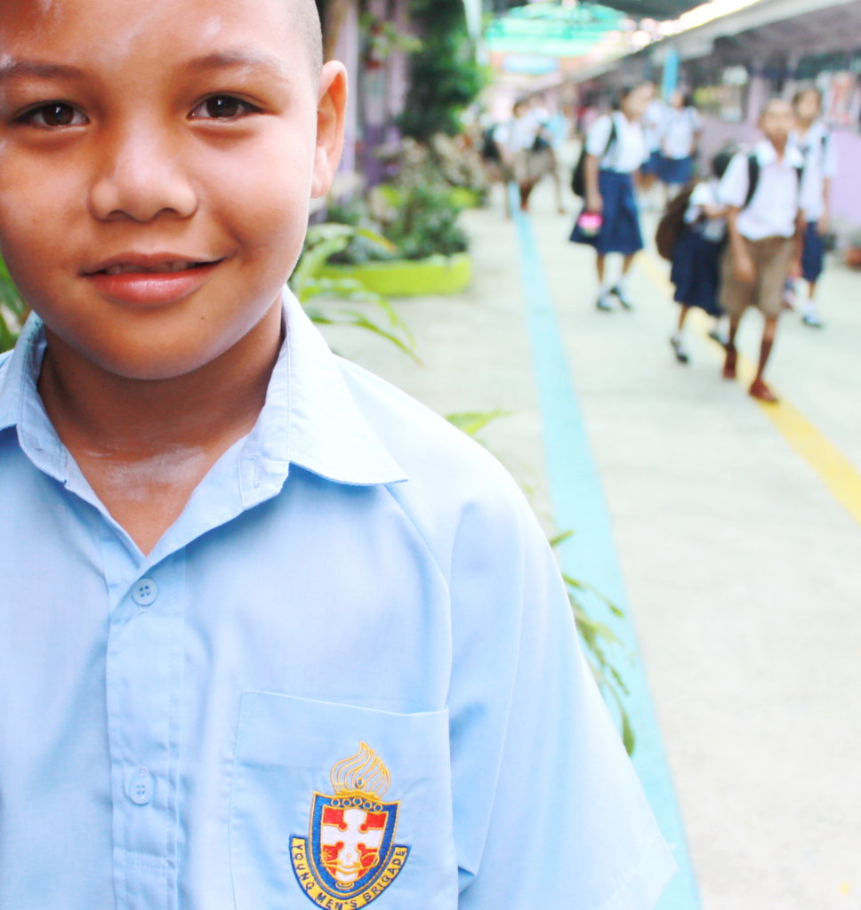 Children who will be receiving raincoats soon