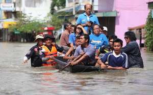 Flood in Prachinburi, 24 Sep 2012
