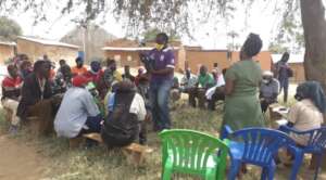 Initial user sensitization activity