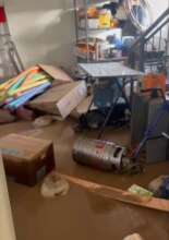 Alzheimer's Day Center after passage of storm DANA