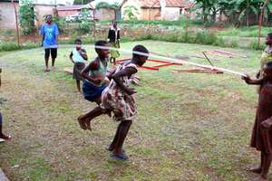 Girls Playing Jumprope