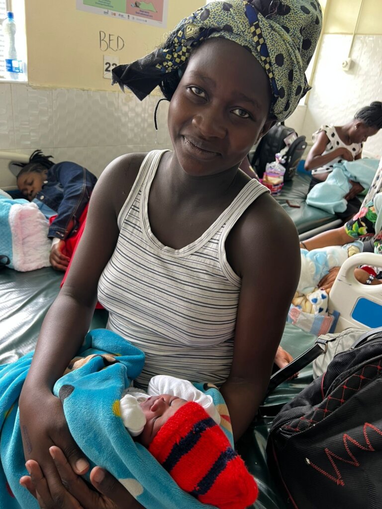 Sylvia, a Maisha Mother, a her little boy
