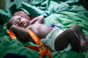 Newborn from a Maisha mother