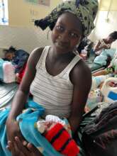 Sylvia, a Maisha Mother, a her little boy