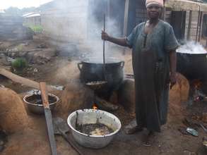 Palm Kernel Oil Production Before Smokeless Stoves