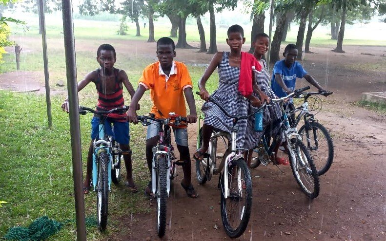 Bikes & Helmets for Young Riders in Rural Ghana