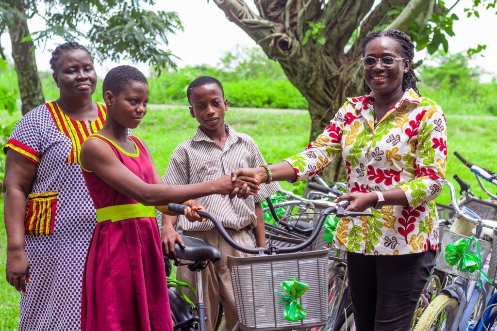 Bikes & Helmets for Young Riders in Rural Ghana