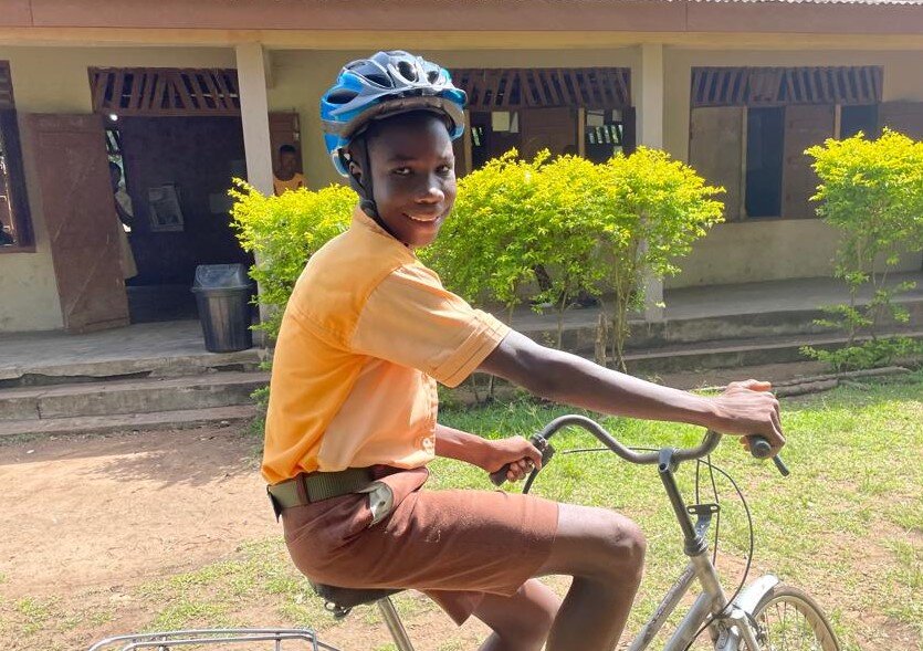 Bikes & Helmets for Young Riders in Rural Ghana