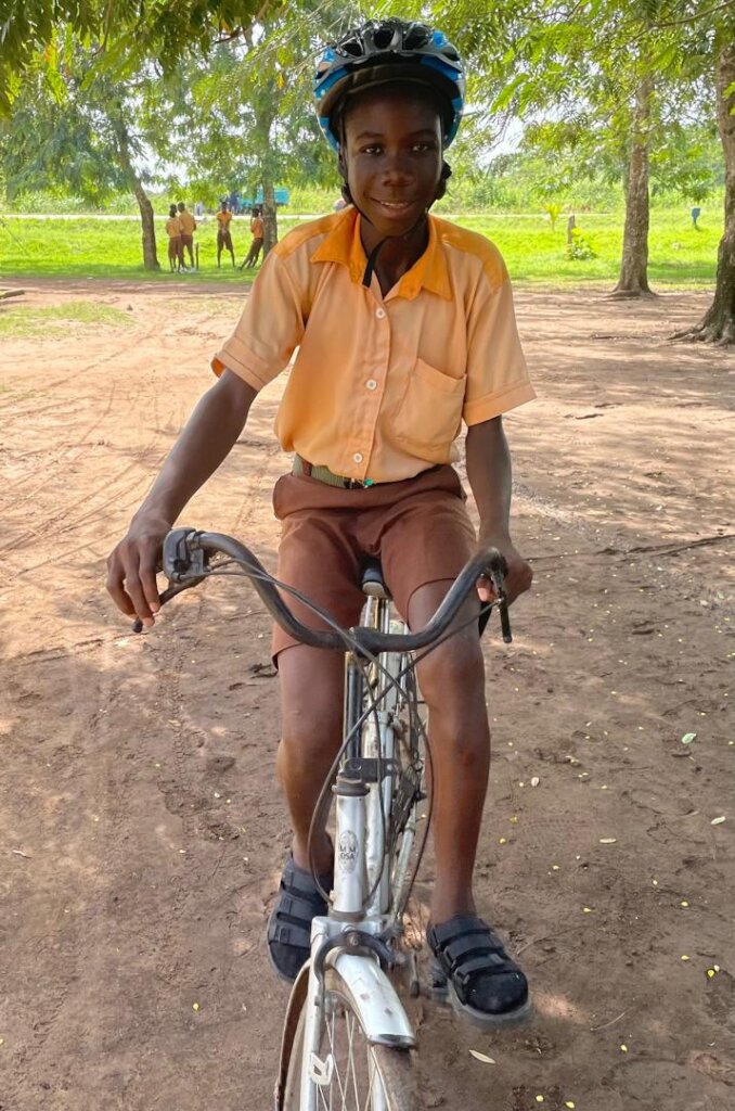Bikes & Helmets for Young Riders in Rural Ghana