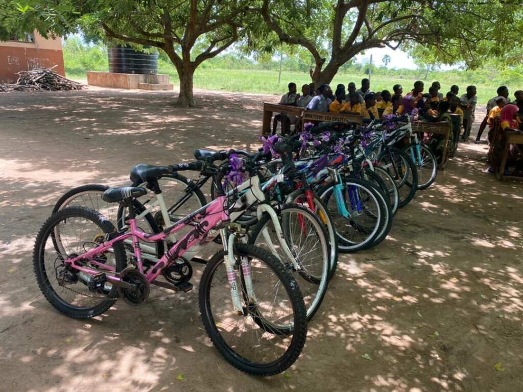 Bikes & Helmets for Young Riders in Rural Ghana
