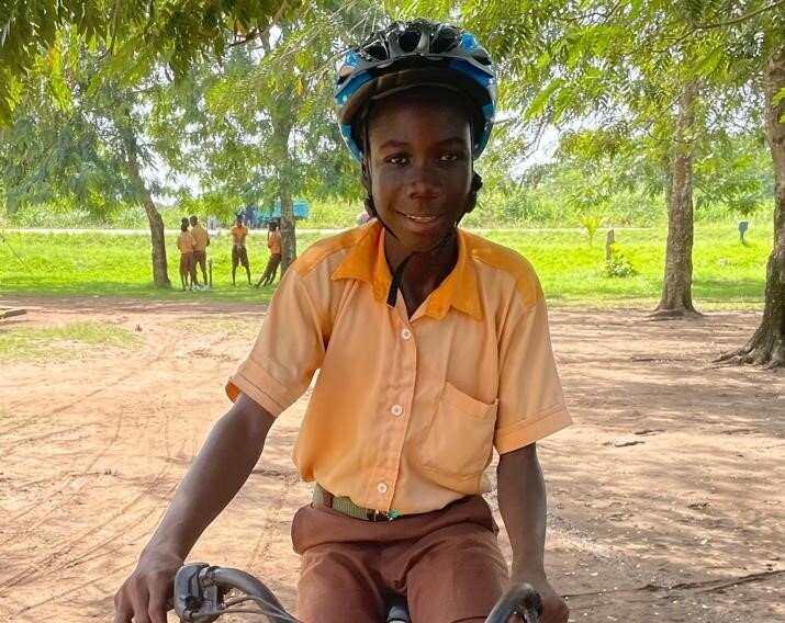 Bikes & Helmets for Young Riders in Rural Ghana