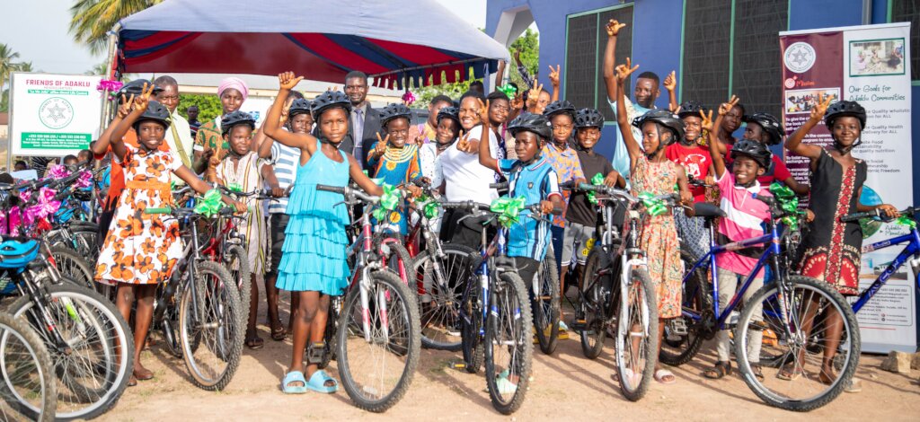 Bikes & Helmets for Young Riders in Rural Ghana