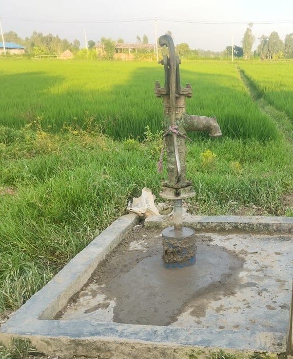 The handpump was repaired which will serve dalits