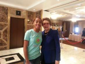 Oakland Reporter with Billie Jean King