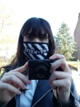 Adele,  Afghan refugee shooting her project