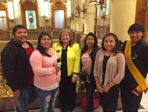 Ute Mountain Ute Girls interview CO State Senator