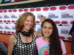 Rebecca and Amie at the HALO Awards red carpet!