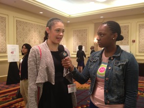 GlobalGirl Imani Turner Reporting at CFW