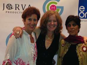 Therese, Amie and Meena at our fundraiser!