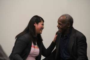 Rocio with Danny Glover
