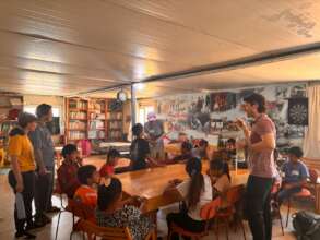 English class at Summer Camp