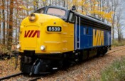 Restore VIA FP9A Locomotive 6539