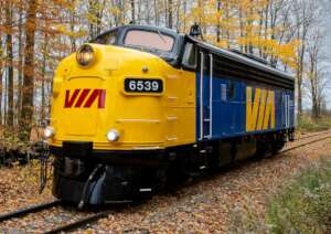 Restore VIA FP9A Locomotive 6539