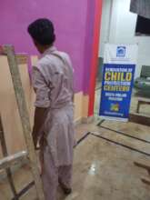 working during renovation
