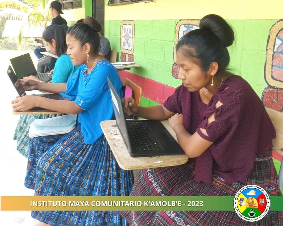 Engaged students working on computers