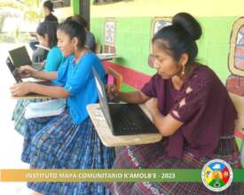 Engaged students working on computers