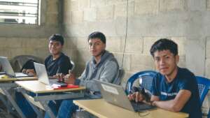 Students in a Digital Literacy class