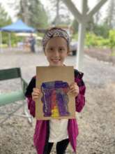 At the farm for children with cancer