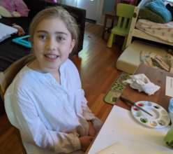 She loves to paint