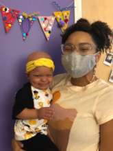 Mom and Baby Ring in the New Year with Art