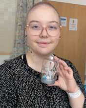 Her snow-globe