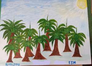 The first painting