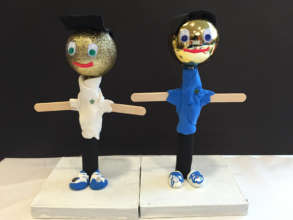 Puppet brothers created in-hospital