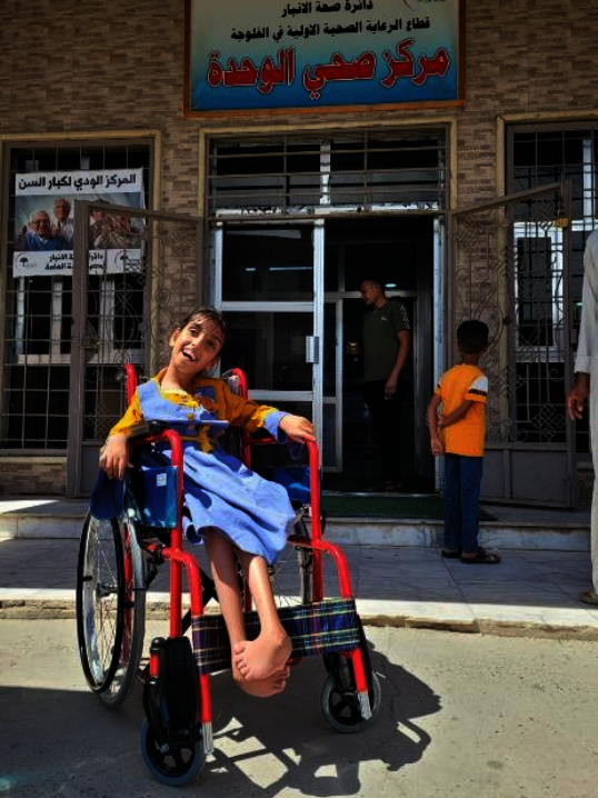 Disabled children receive services in Fallujah