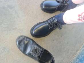 Old vs new shoes September 2025