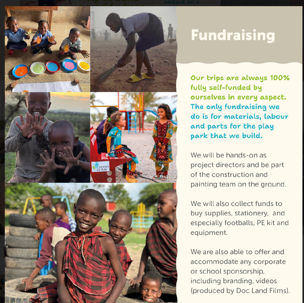Help the Staffords build a playground in Tanzania