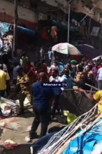 Photo of kariakoo falling building